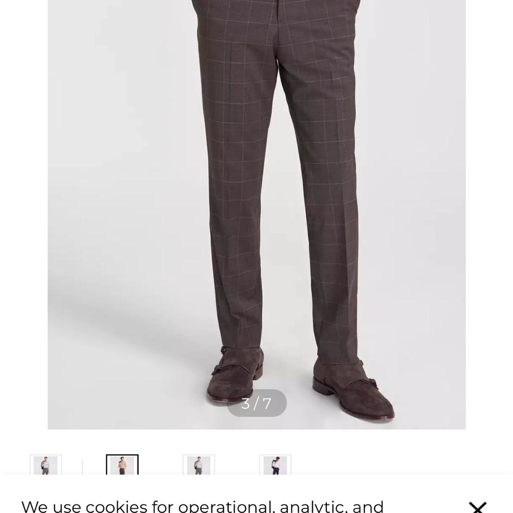 Men’s Hugo Boss Brown Suit Paints